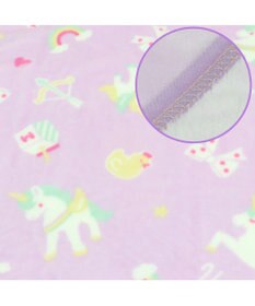 Mother garden マザーガーデン ユニコーン シングル毛布 140×200cm 《ポップ柄》 あったか 大判毛布