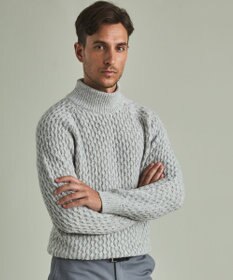 GOTAIRIKU 【LANEROSS】ミドルゲージモックネック ニット