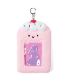 WEGO ふわふわぬいカードホルダーキーホルダーA