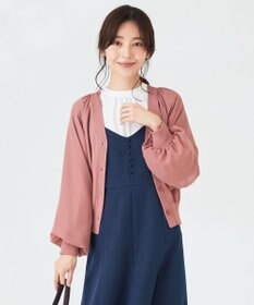 ANY SIS 【洗える】シアースリーブ カーディガン