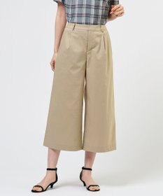 J.PRESS LADIES 【人気素材】セルロースリネンストレッチ クロップド パンツ