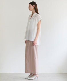 BEIGE， SPINEL / タックギャザー Iラインスカート