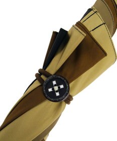 +RING 【限定/日本製】プラスリング 晴雨兼用傘（長ショート）BRN SR306