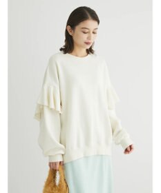 Green Parks ・ＳＵＧＡＲ　ＳＰＯＯＮ　ラッフルショルダースウェット