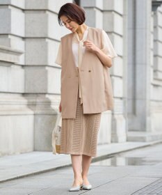 自由区 L 【洗える】シアーコイル スカート