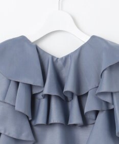 Feroux 【洗える】エアリーフリル ブラウス