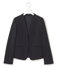 23区 S 【セットアップ対応/洗える】ストレッチポンチ ノーカラー ジャケット