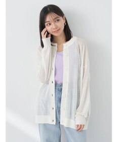 earth music&ecology シアーニットカーディガン