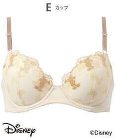 Wing ブラジャー 【ディズニー】 自然なまるみシルエット ソフトなつけごこち 【ナチュラルアップブラ】 ミッキーマウス KB2063 ウイング／ワコール