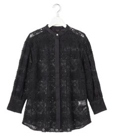 23区 【GOLD LABEL】モチーフレース シャツ ブラウス