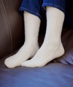 Tiaclasse ケーブル柄編みソックス