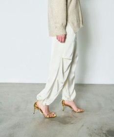 GRACE CONTINENTAL サテンワークパンツ