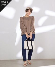 Tiaclasse 【洗える】ラグランパフスリーブブラウス