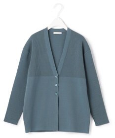 ICB 【洗える】コットンポリエステルスムース カーディガン