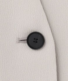 ICB 【WEB限定・洗える】BackSatinGeorgette ノーカラージレ