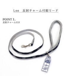 PET PARADISE Ｌｅｅ反射 チャーム付きリード 紺【４Ｓ～３Ｓ】
