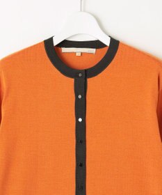 自由区 【アンサンブル対応・洗える】ウールシルク カーディガン