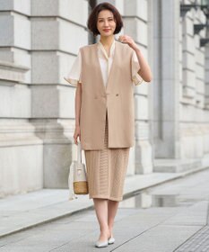 自由区 L 【洗える】シアーコイル スカート