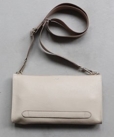 blancle シュリンクレザー クラッチショルダー