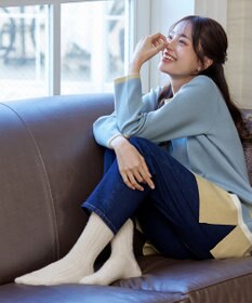 Tiaclasse ケーブル柄編みソックス