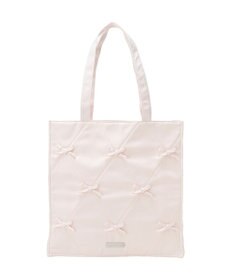 Maison de FLEUR リボンマニアキルティングスクエアトート