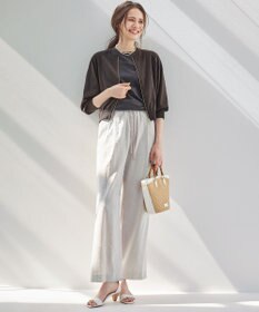 23区 【SLOW/WEB限定】シアーツイストシングルジャージー Tシャツ