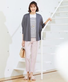 自由区 【保湿性/吸湿性/吸水速乾/接触冷感/UVケア】ハンディカーディガン ショート