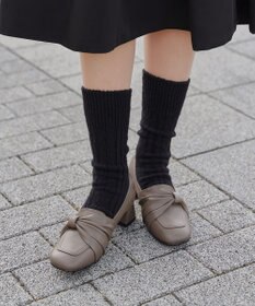 Tiaclasse ケーブル柄編みソックス