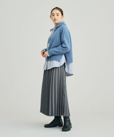 J.PRESS YORK STREET 【WOMEN】ウールカシミヤ フーディニット
