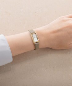 CITIZEN 【ECサイト限定】おしゃれ度の高いグレージュ ハンサムなデザイン 電池交換不要