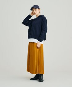J.PRESS YORK STREET 【WOMEN】ウールカシミヤ フーディニット