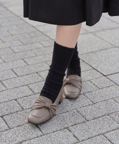 Tiaclasse ケーブル柄編みソックス