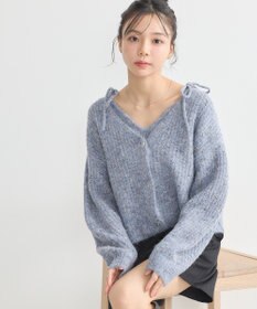 earth music&ecology 【WEB限定】SET2点ショートカーディガン＋リボンキャミソール