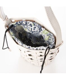 UNBILLION ピークスピーク PEAKS PEAK / 牛革透かし編みメッシュショルダートート