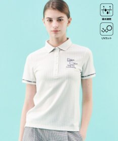 23区GOLF 【WOMEN】【吸水速乾/UVカット】サッカーポロシャツ