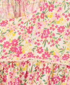 組曲 KIDS 【110-140㎝】リンドウプリント ワンピース