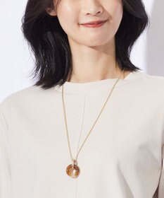 J.PRESS LADIES マーブルトップ ネックレス