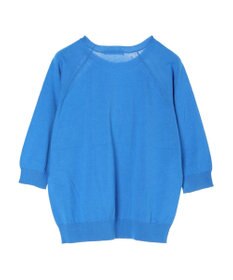 AMERICAN HOLIC ＵＶカットラグラン５分袖ニットプルオーバー