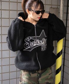 WEGO ロゴボアパーカー