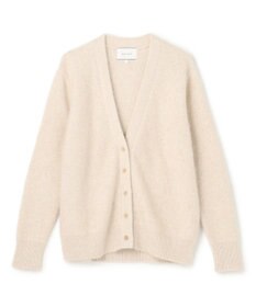 BEIGE， AMARILLO / スパンコールフォックスニットカーディガン