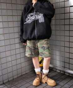 WEGO ロゴボアパーカー