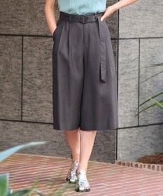 自由区 【XSサイズ～/洗える/セット可】キュプラリネンシャンタン ショートパンツ