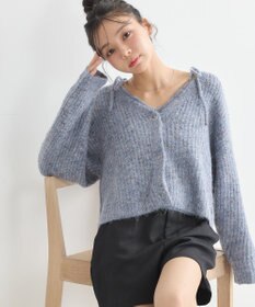 earth music&ecology 【WEB限定】SET2点ショートカーディガン＋リボンキャミソール