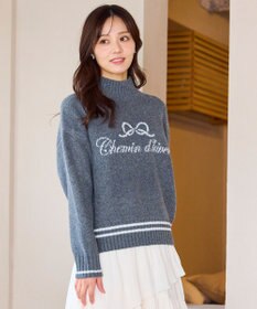 Feroux レタードハイネック プルオーバー