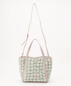 LA BAGAGERIE ポップコーンキルト2WAYトート Mサイズ