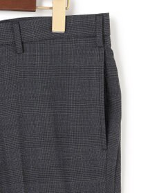 J.PRESS MEN 驚きの軽さ【洗える / 高通気性 / ストレッチ性 / 防シワ】グレナカートチェック スラックス / ノータック
