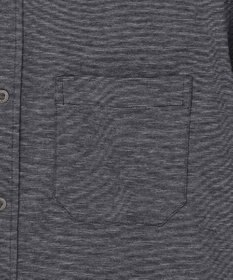 JOSEPH ABBOUD 【キングサイズ・ジャージー素材・ストレッチ】バーシブルジャージー シャツ