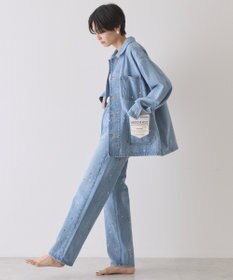 AMERICAN HOLIC ルーズストレートペイントデニム