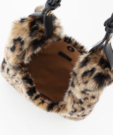 23区 【CLASSY.1月号掲載】レオパード ファー バッグ