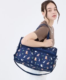 LeSportsac DELUXE MED WEEKENDER/トロピカルミャオキャット